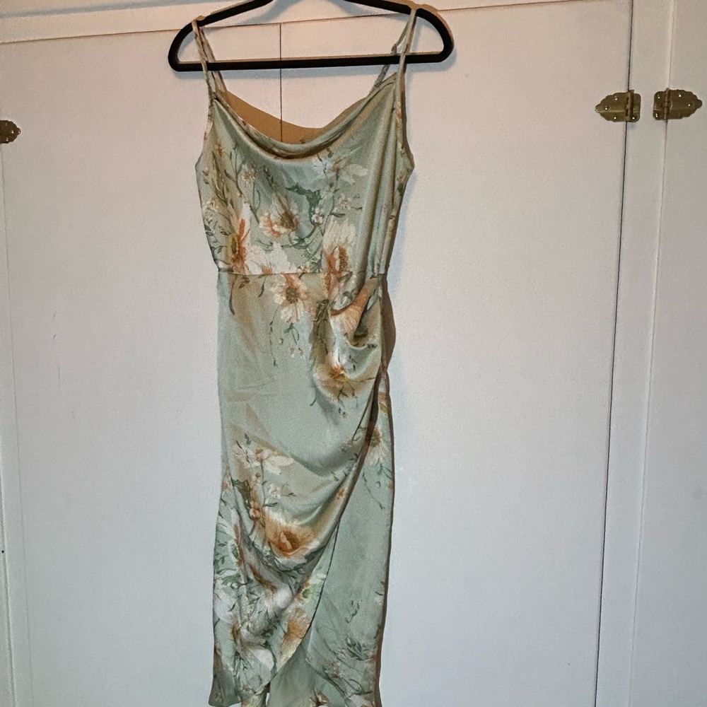 Floral Spaghetti Strap Dress